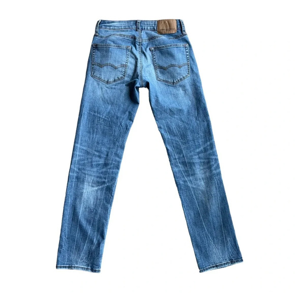American eagle outfitters men’s slim straight denim jean extreme flex 4 jeans 28 - Picture 2 of 10